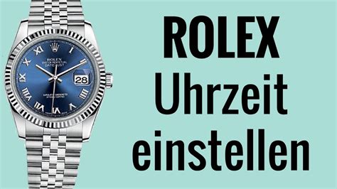 rolex uhrzeit ändern|Rolex erfahrungen.